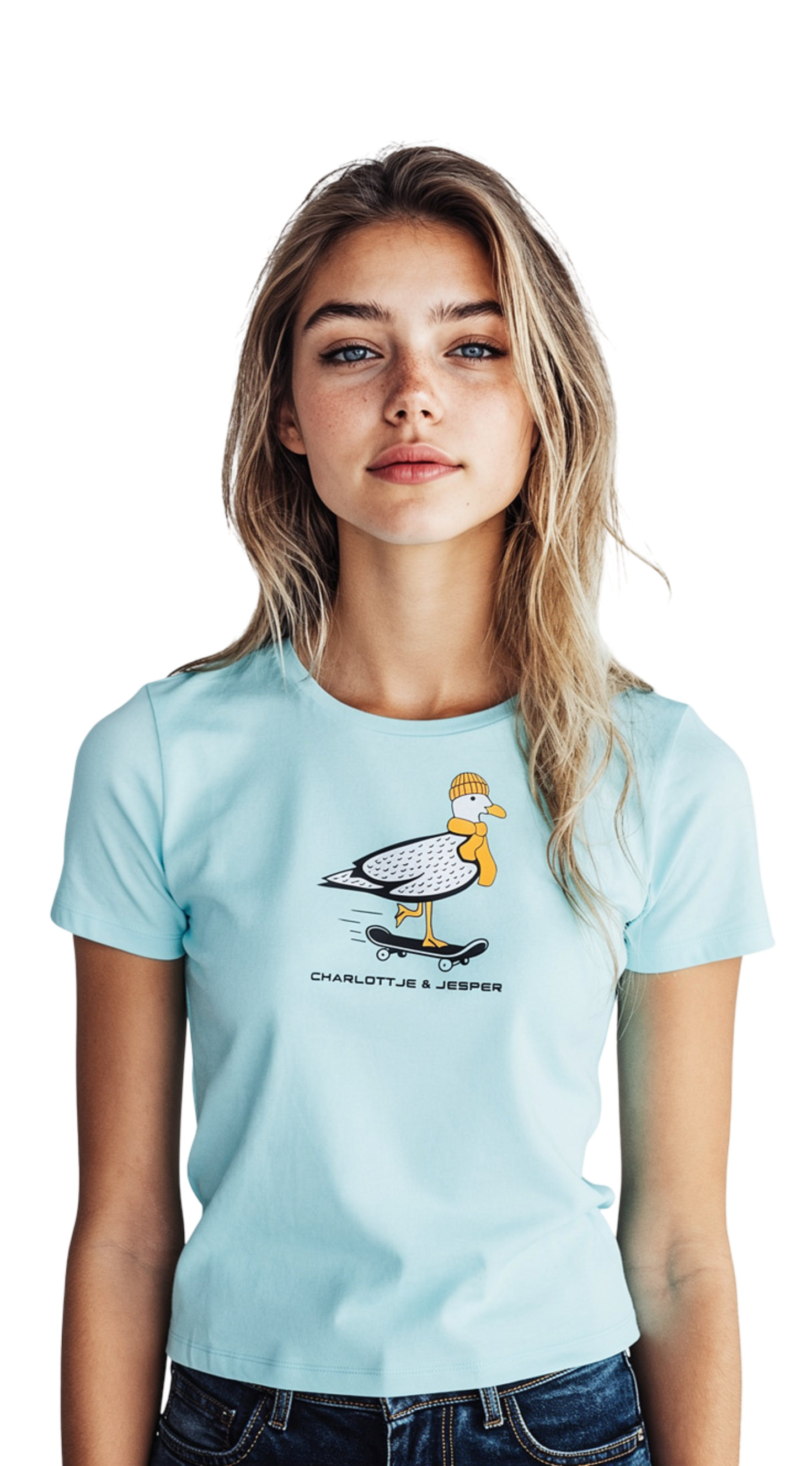 Möwe Skateboard mint grün