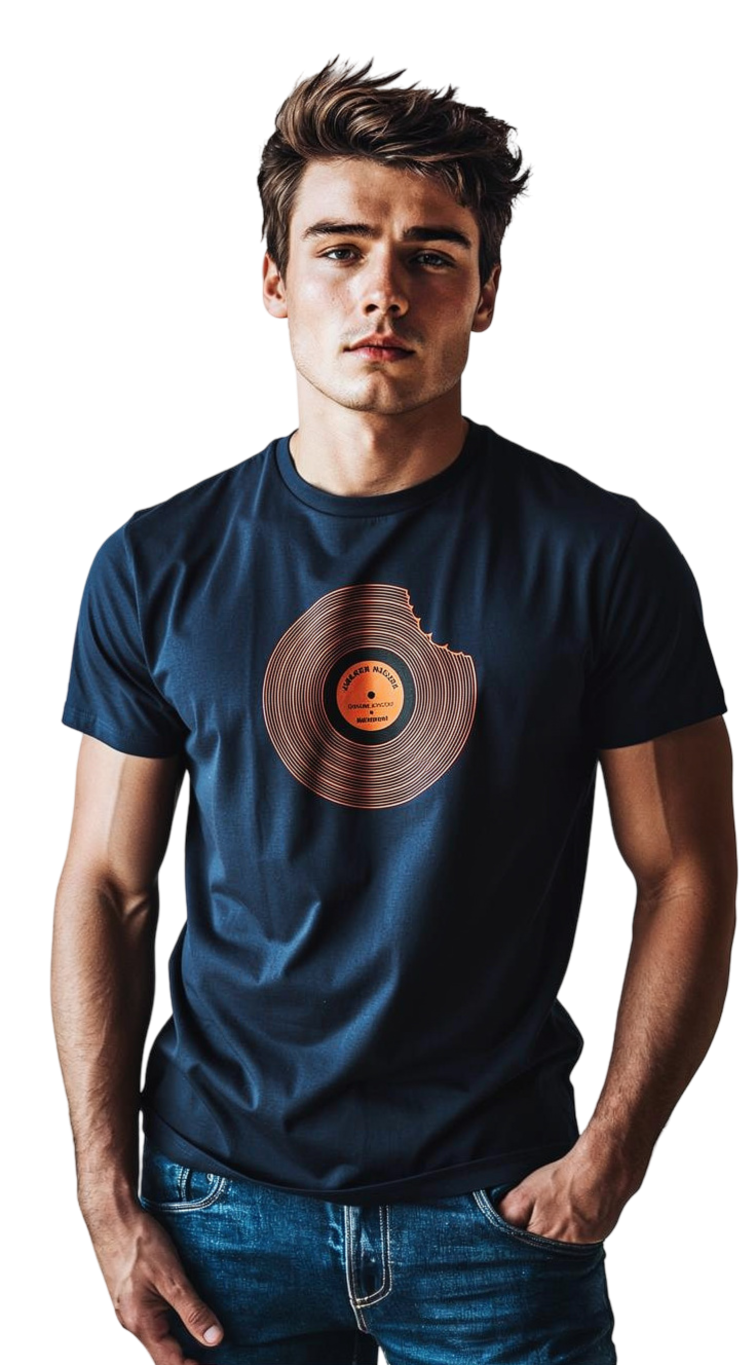 Schallplatte dunkelgrau