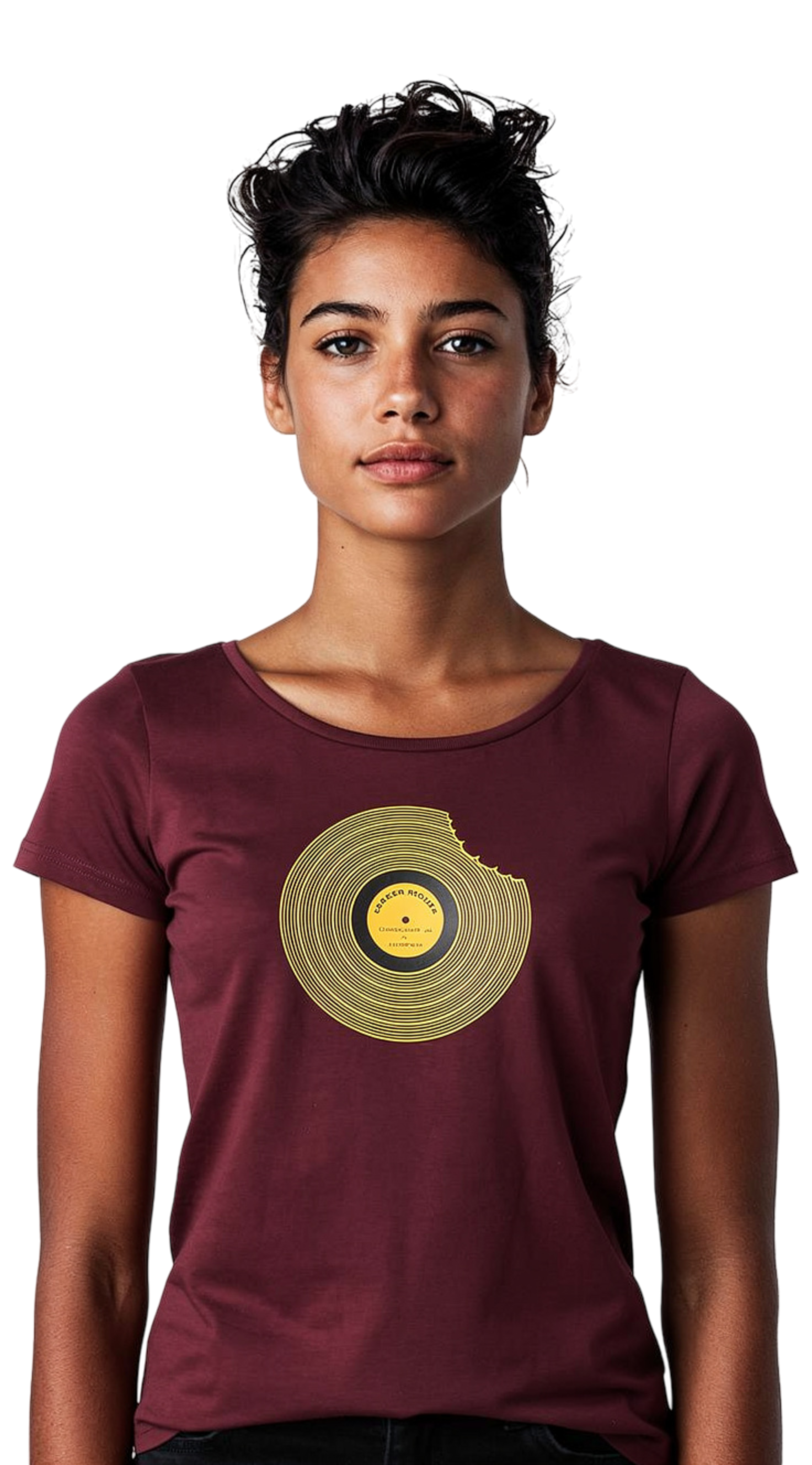 Schallplatte burgundy