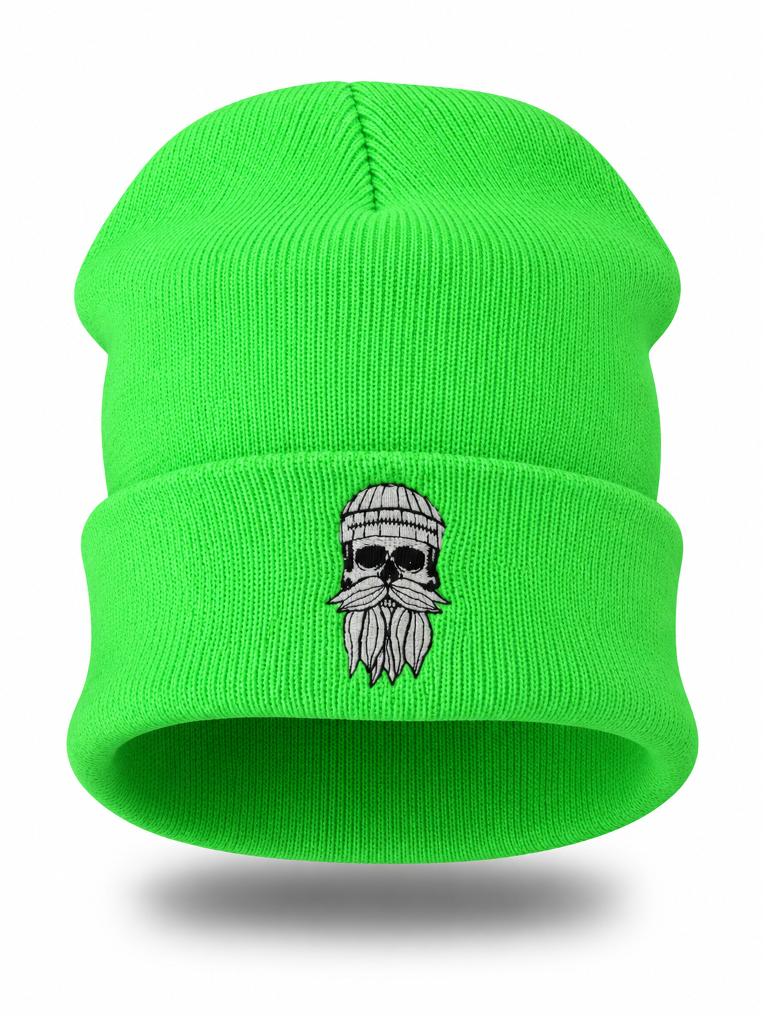 Beanie Rotterdam Hipster Seemann neon grün