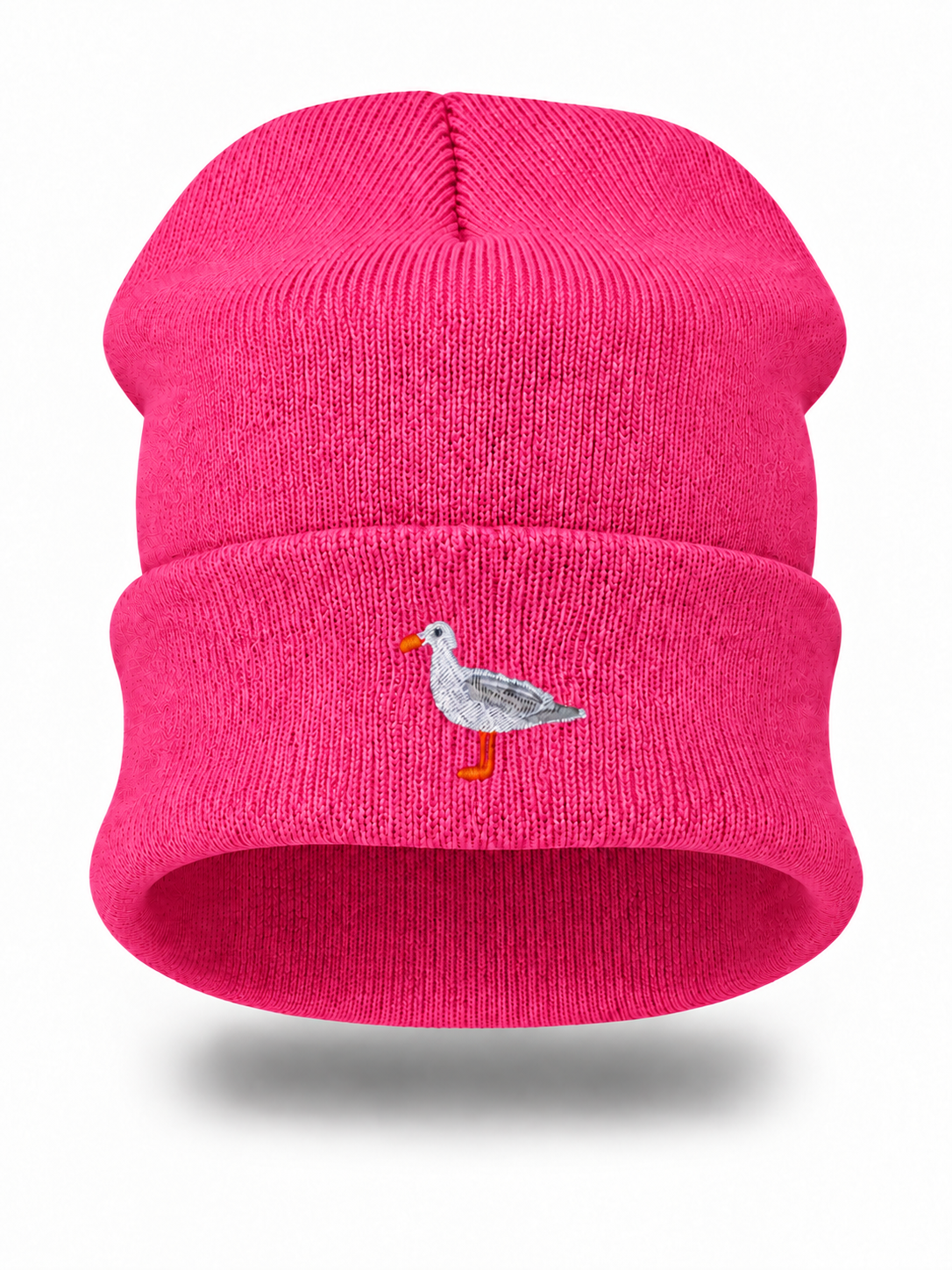 Beanie Egmond aan Zee neon pink
