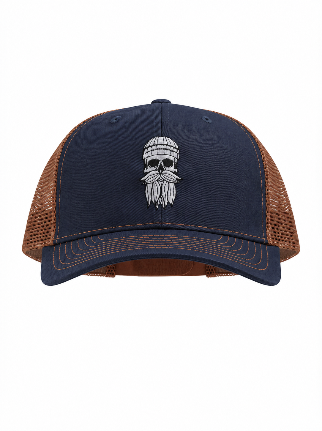 Cap Hipster Seemann dunkelblau braun