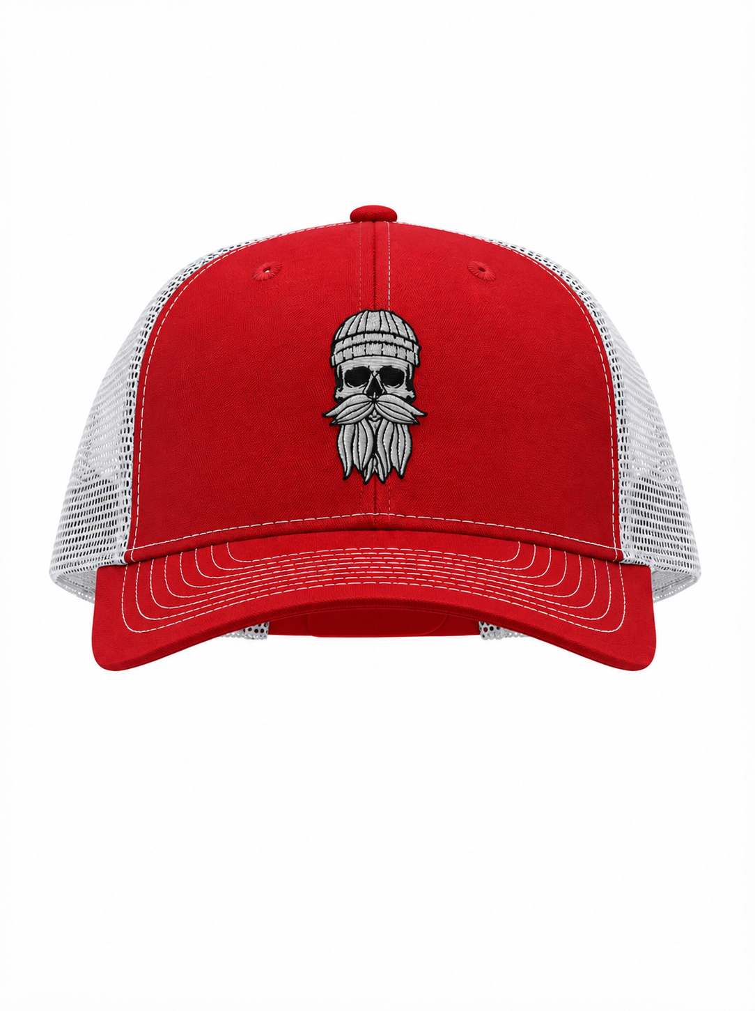 Cap Hipster Seemann rot weiß