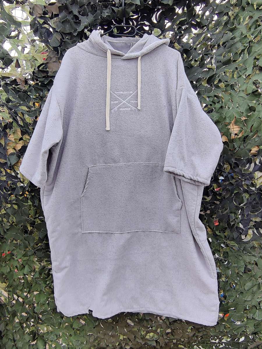 Surf Poncho dunkelgrau
