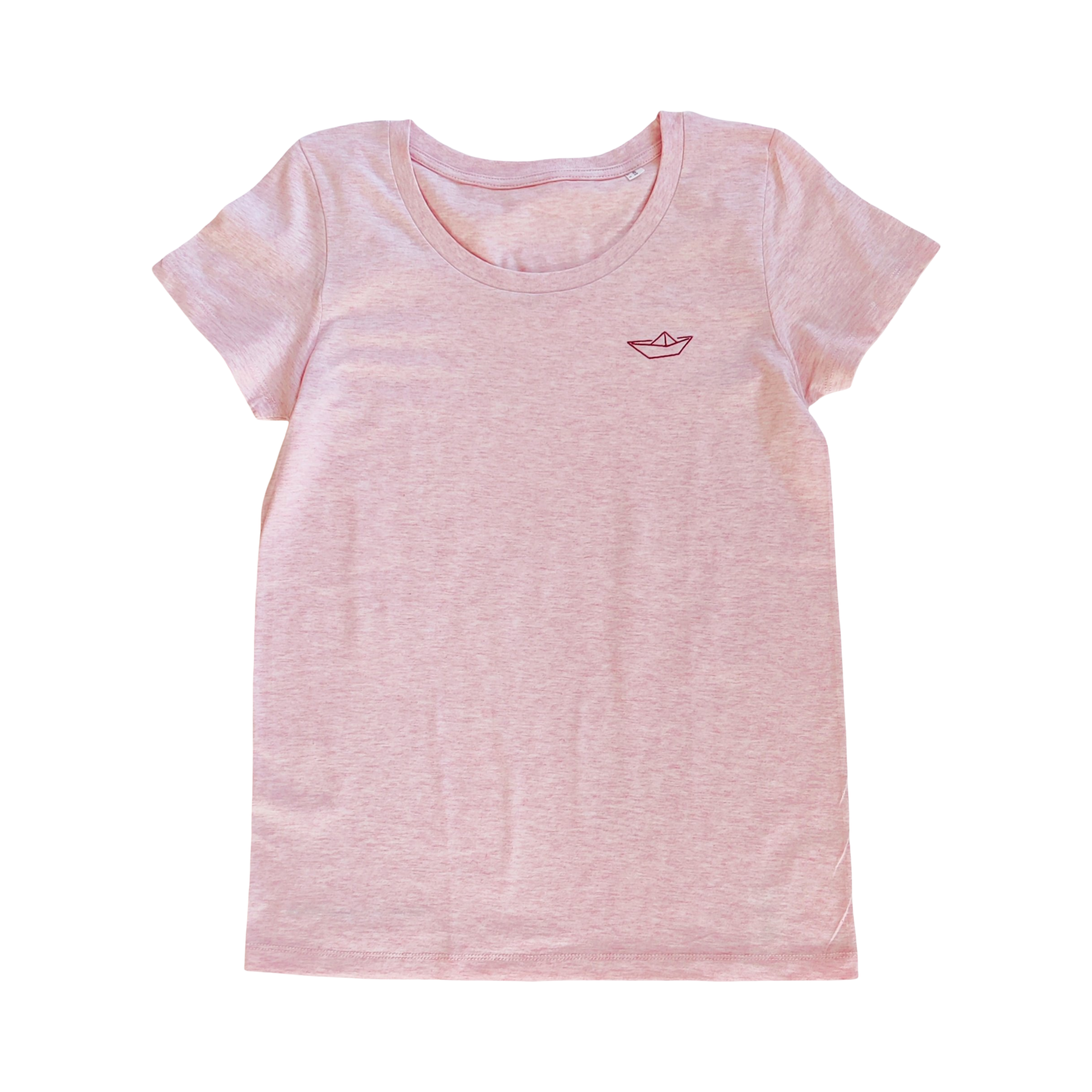 Papierschiff Stick rosa meliert