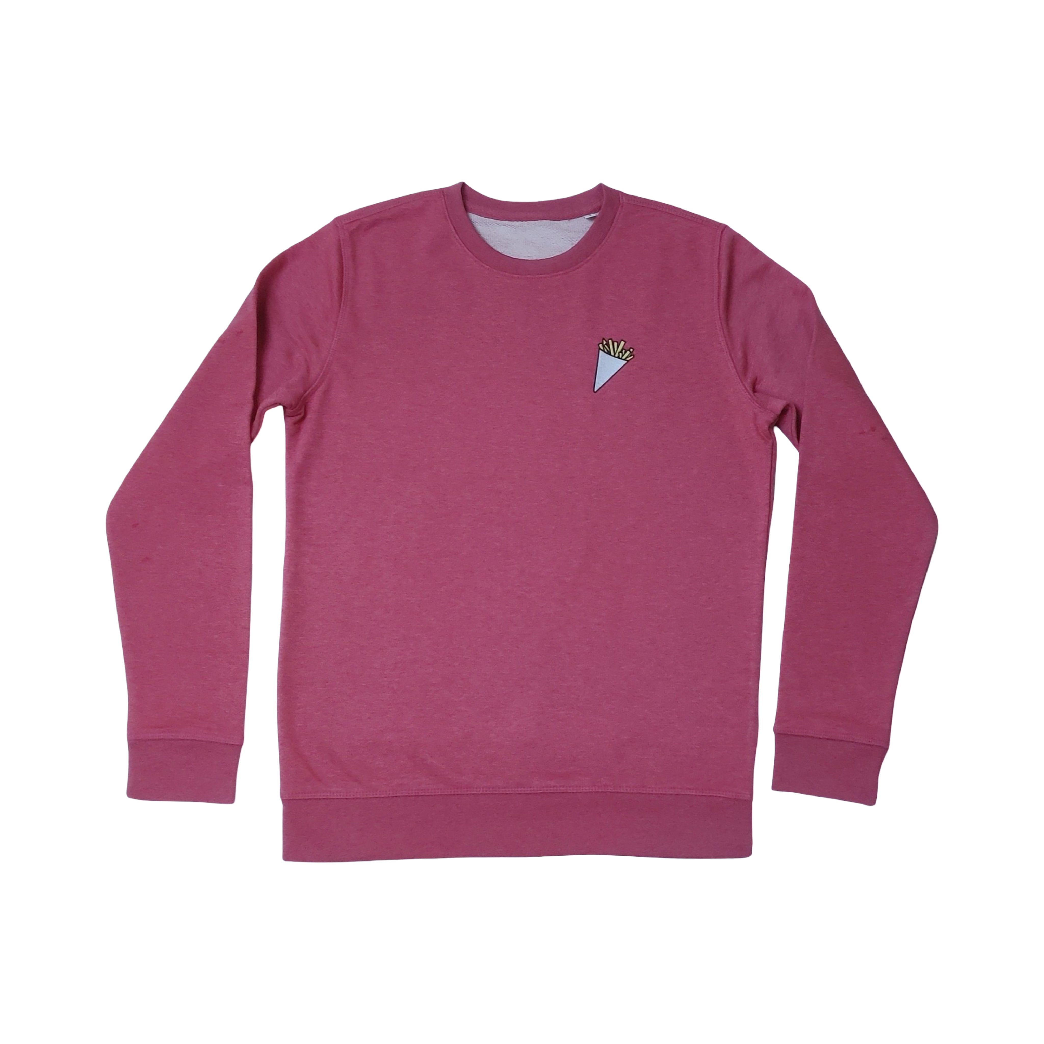 Friet Stick Pulli rot meliert