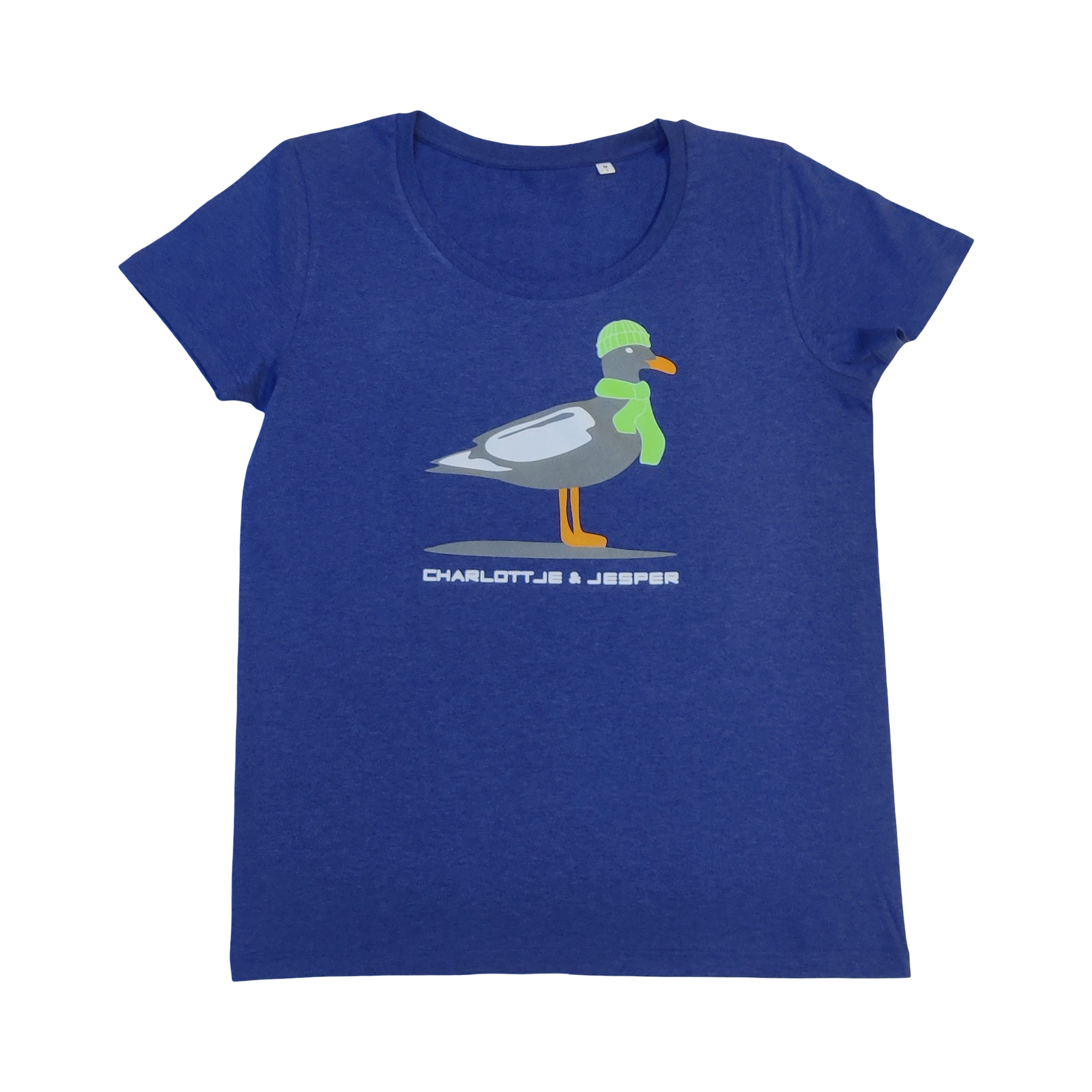 Hipster Möwe blau meliert