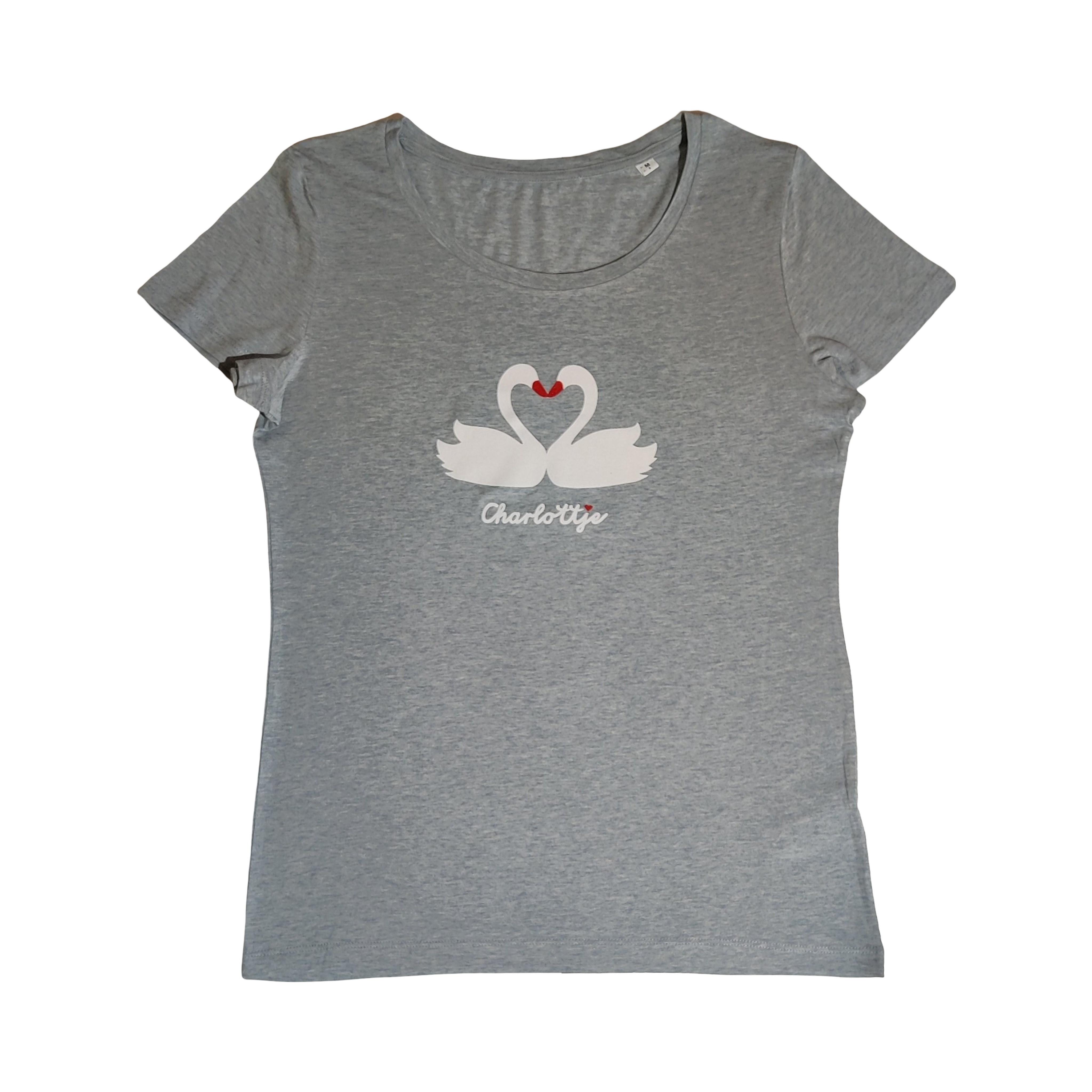 Schwan hellgrau meliert