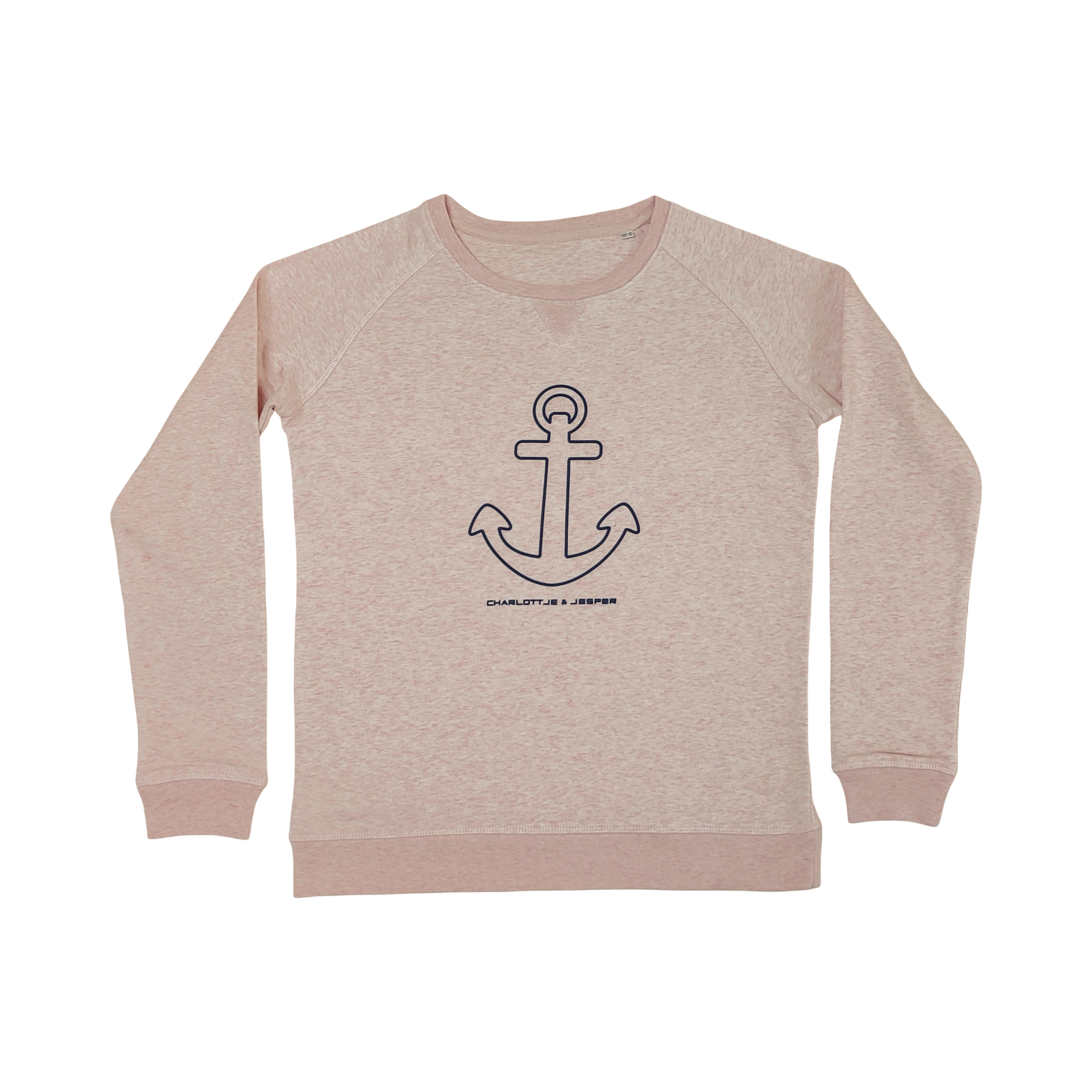 Anker Pulli rosa meliert