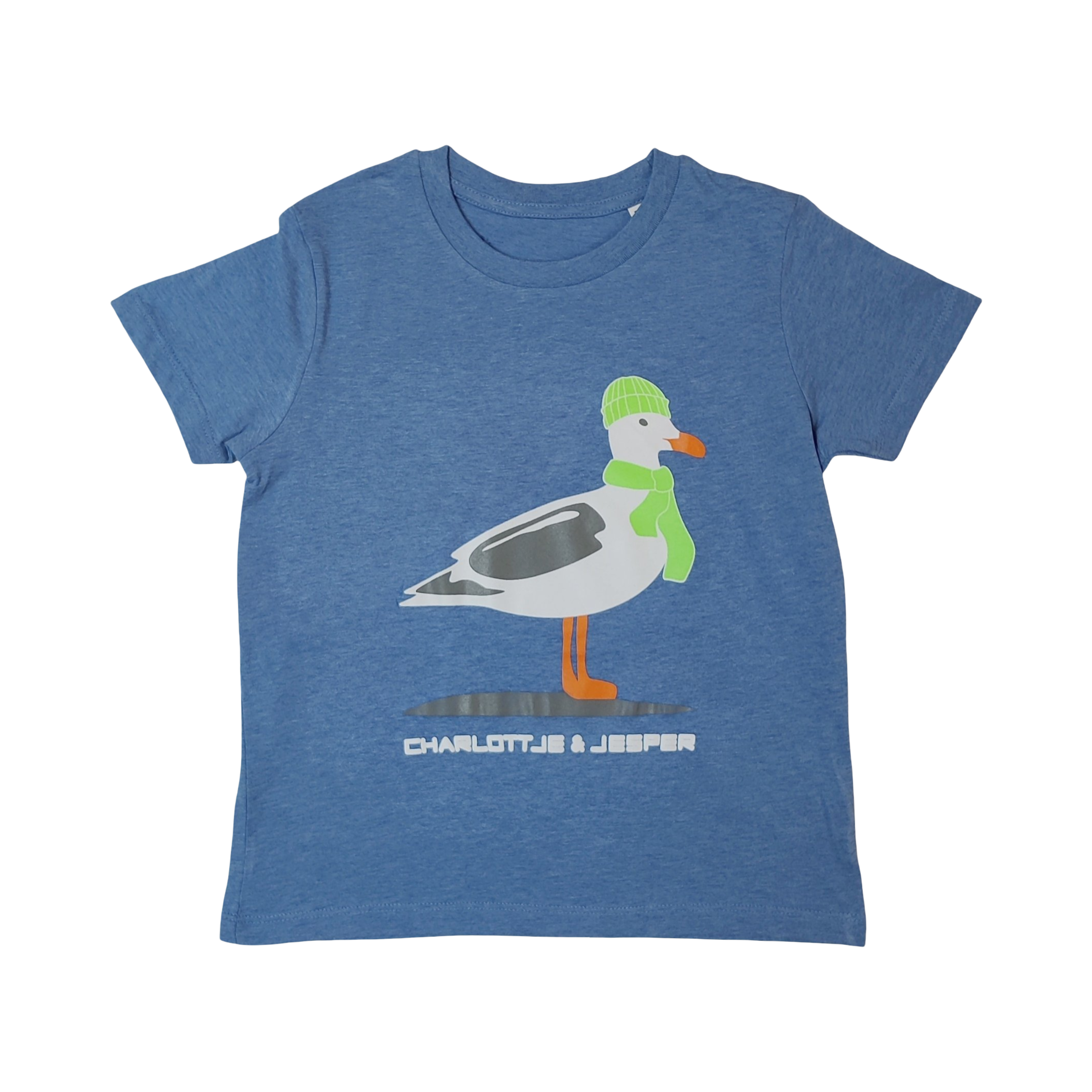 Hipster Möwe blau meliert