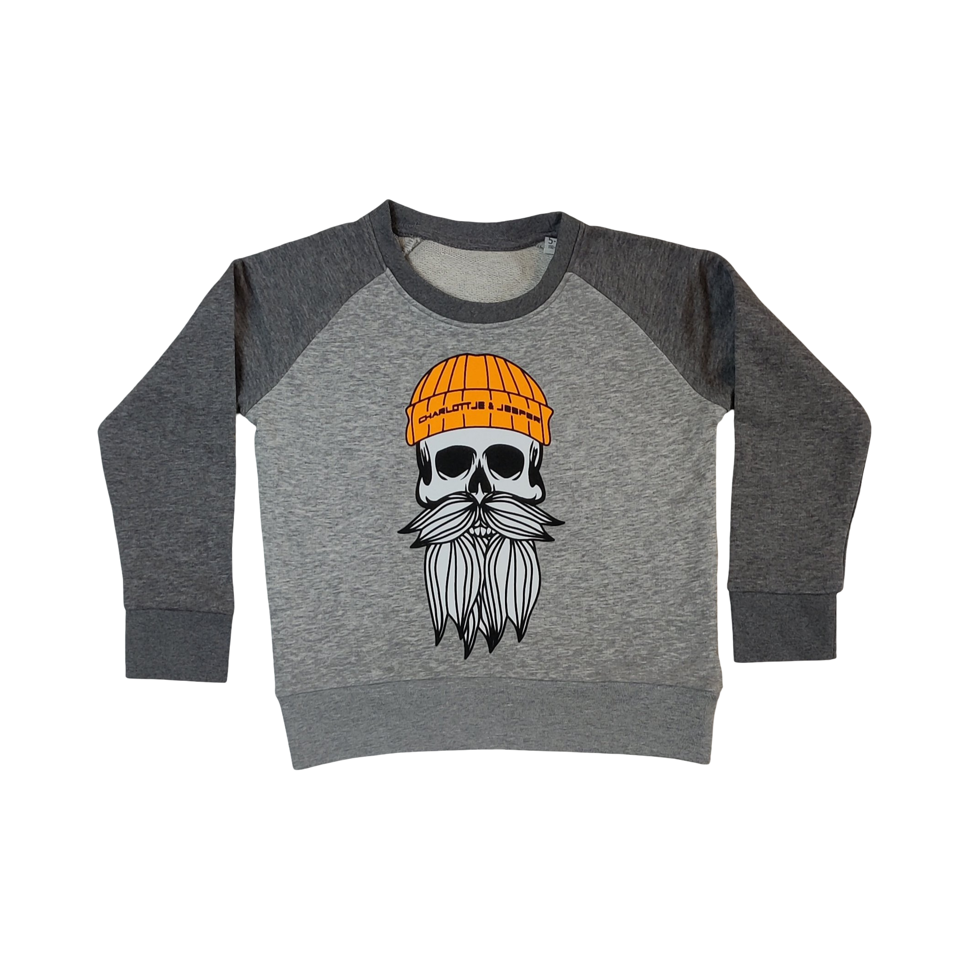 Hipster Seemann Neon grau meliert