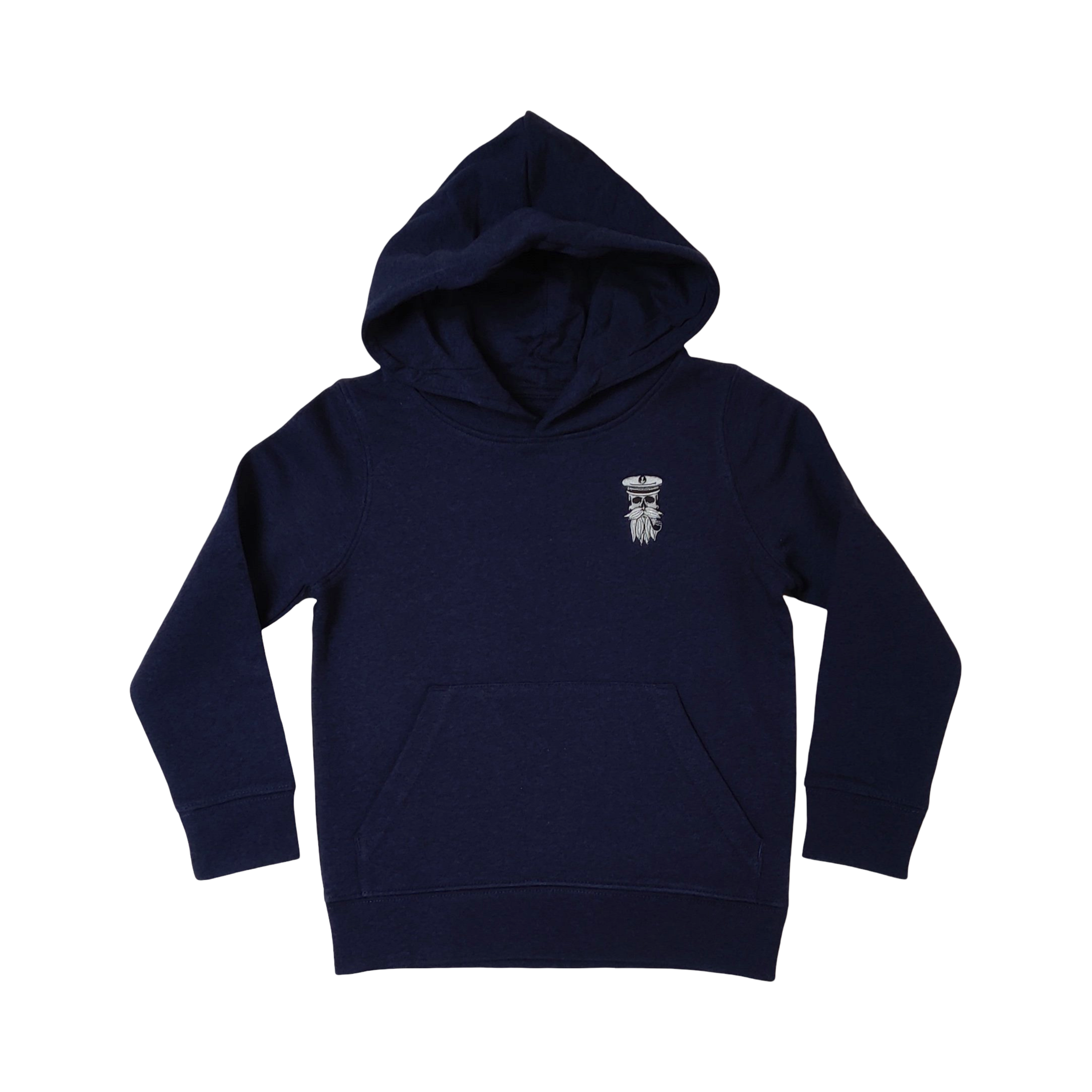 Kapitän Kapuzenpulli Stick dunkelblau meliert