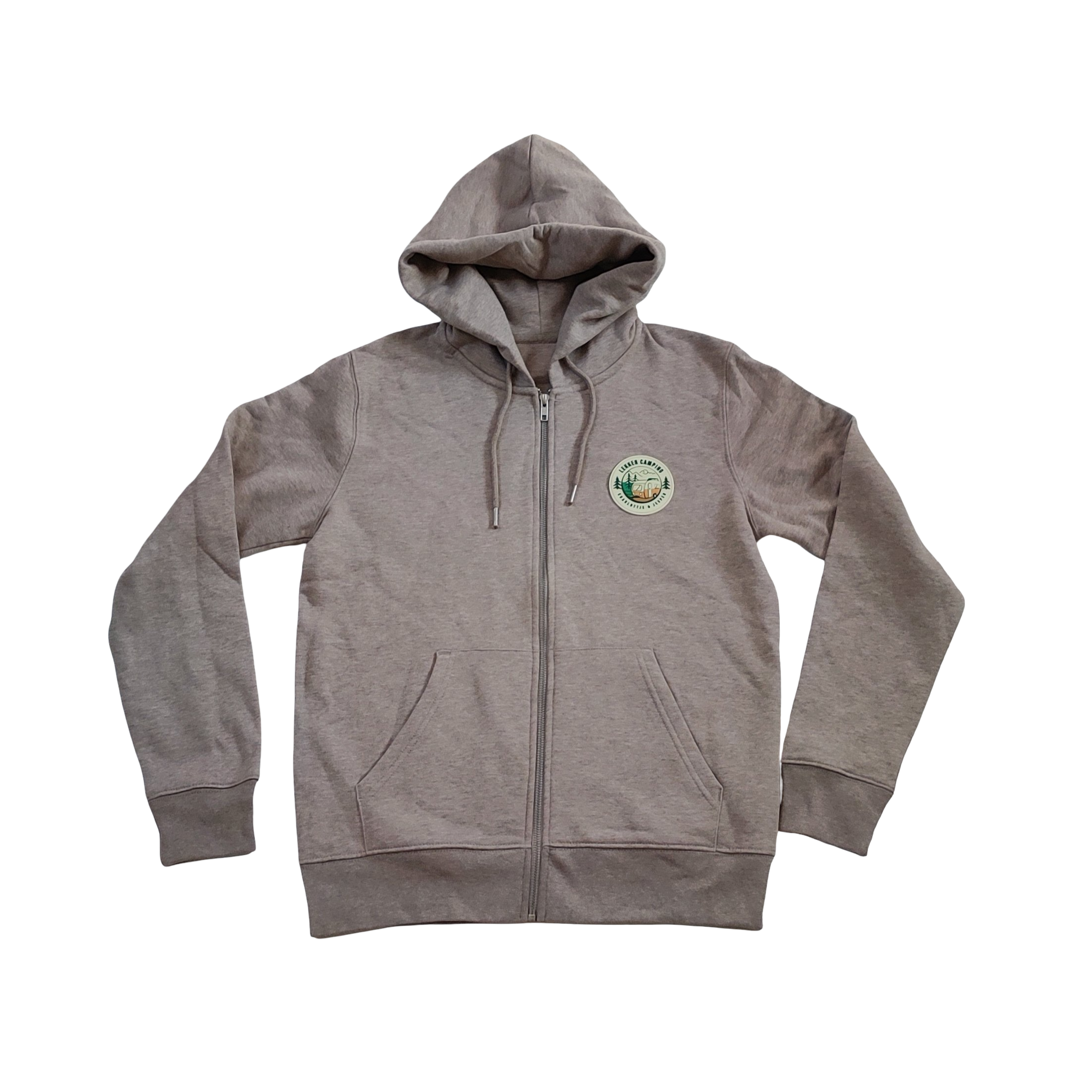 Lekker Camping Zip Jacke beige meliert