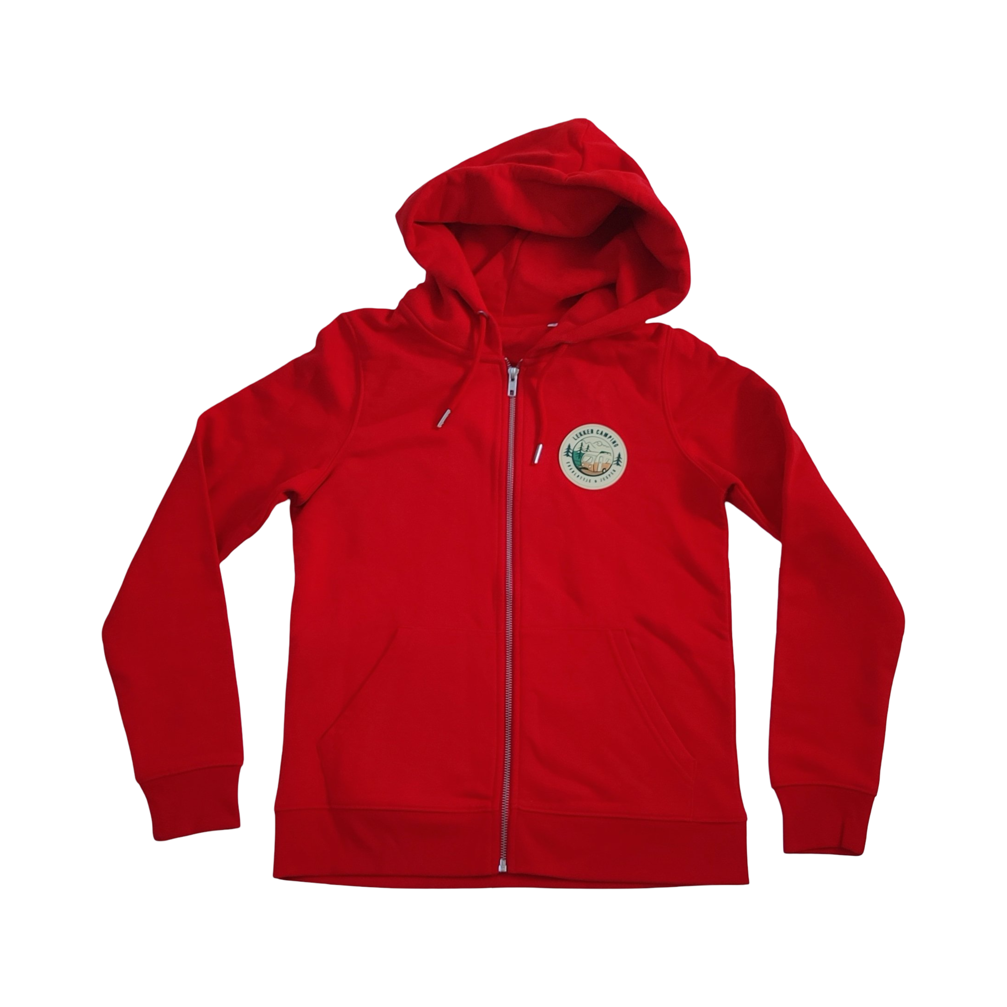 Lekker Camping Zip Jacke rot