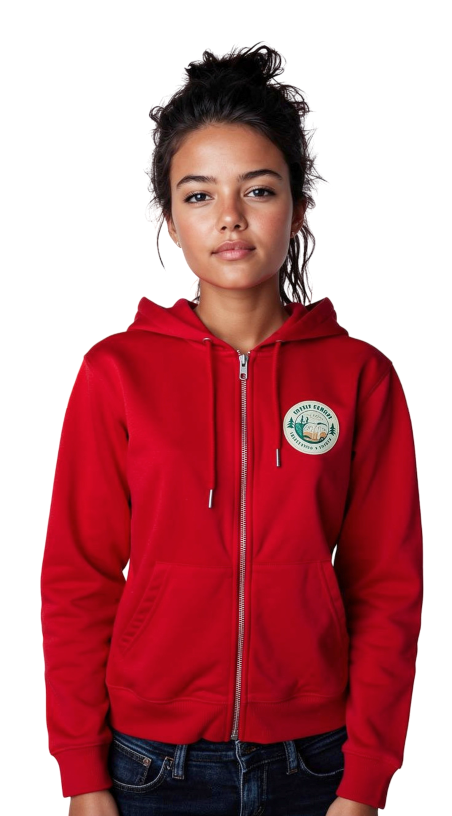 Lekker Camping Zip Jacke rot