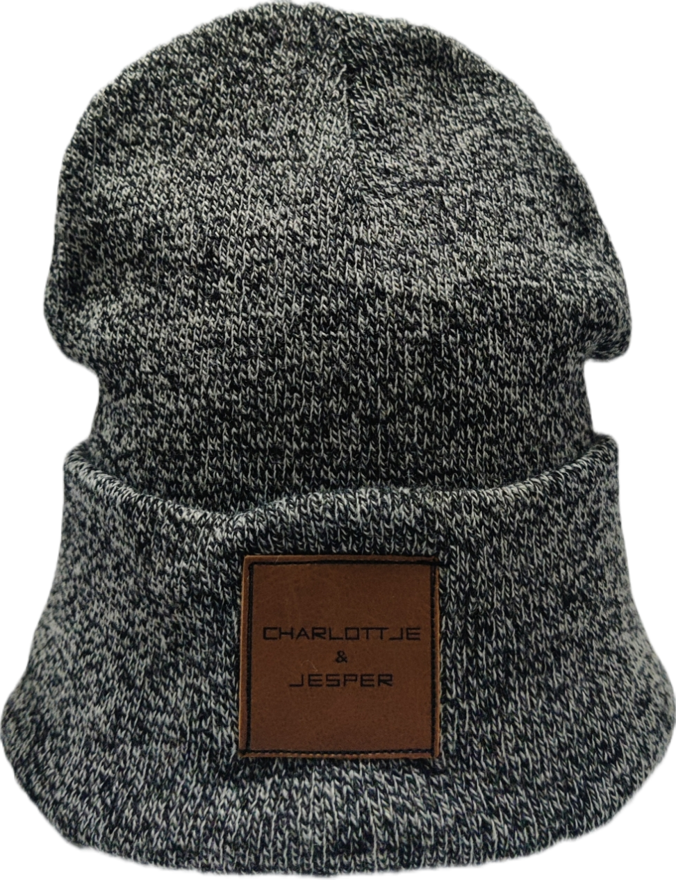 Beanie Logo Alkmaar dunkelgrau melange