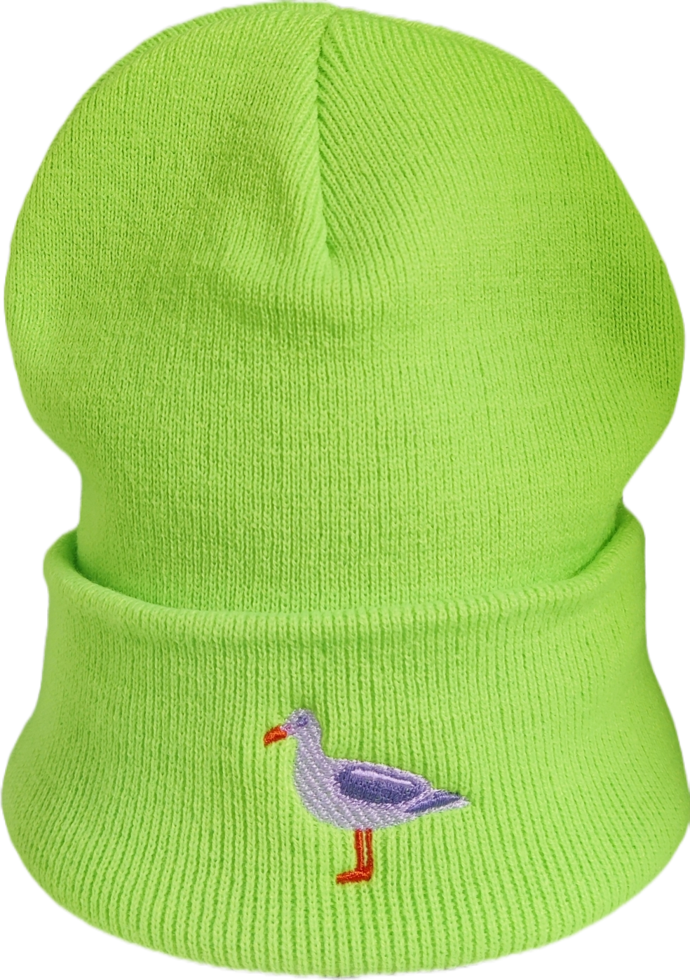 Beanie Egmond aan Zee neon grün