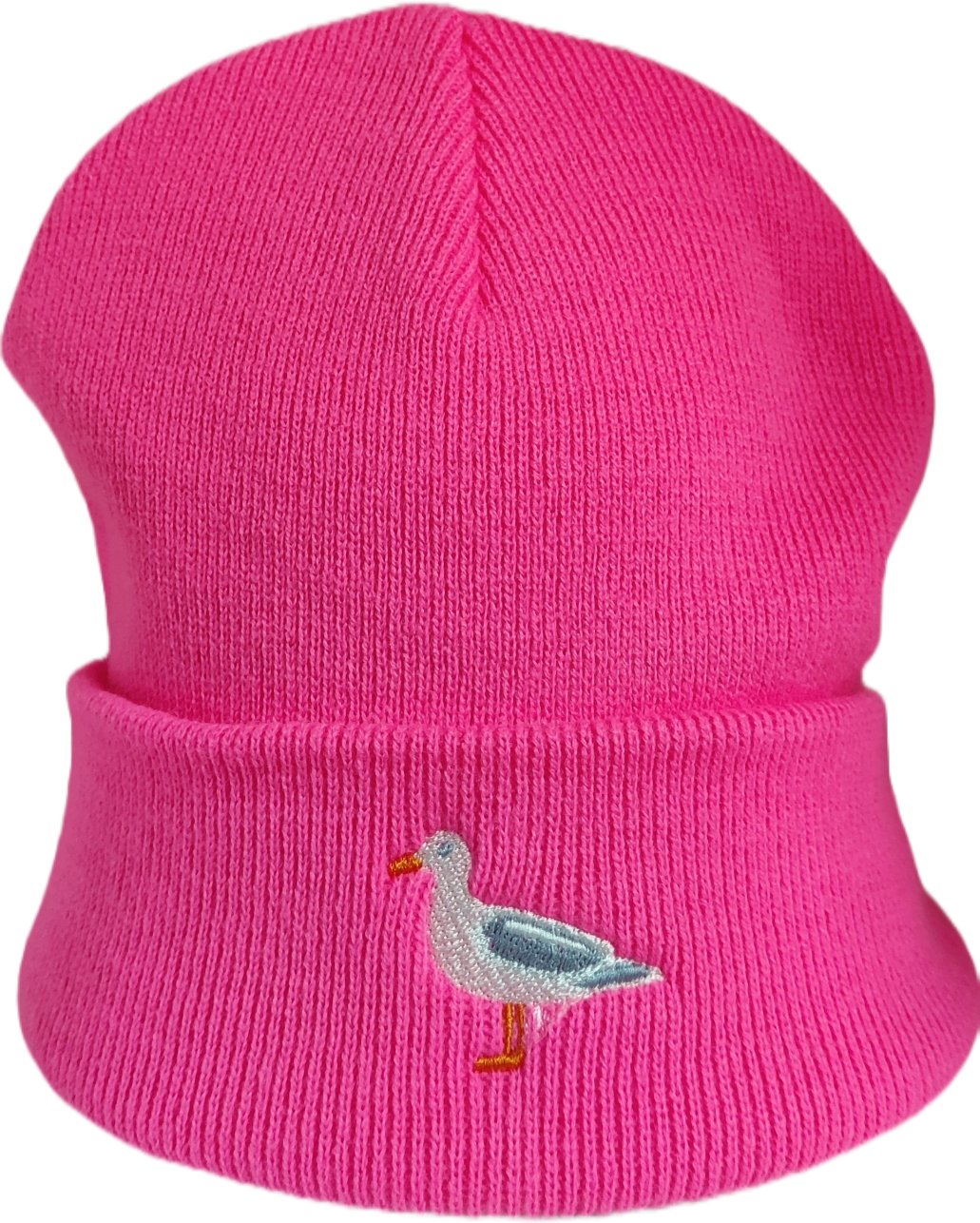 Beanie Egmond aan Zee neon pink