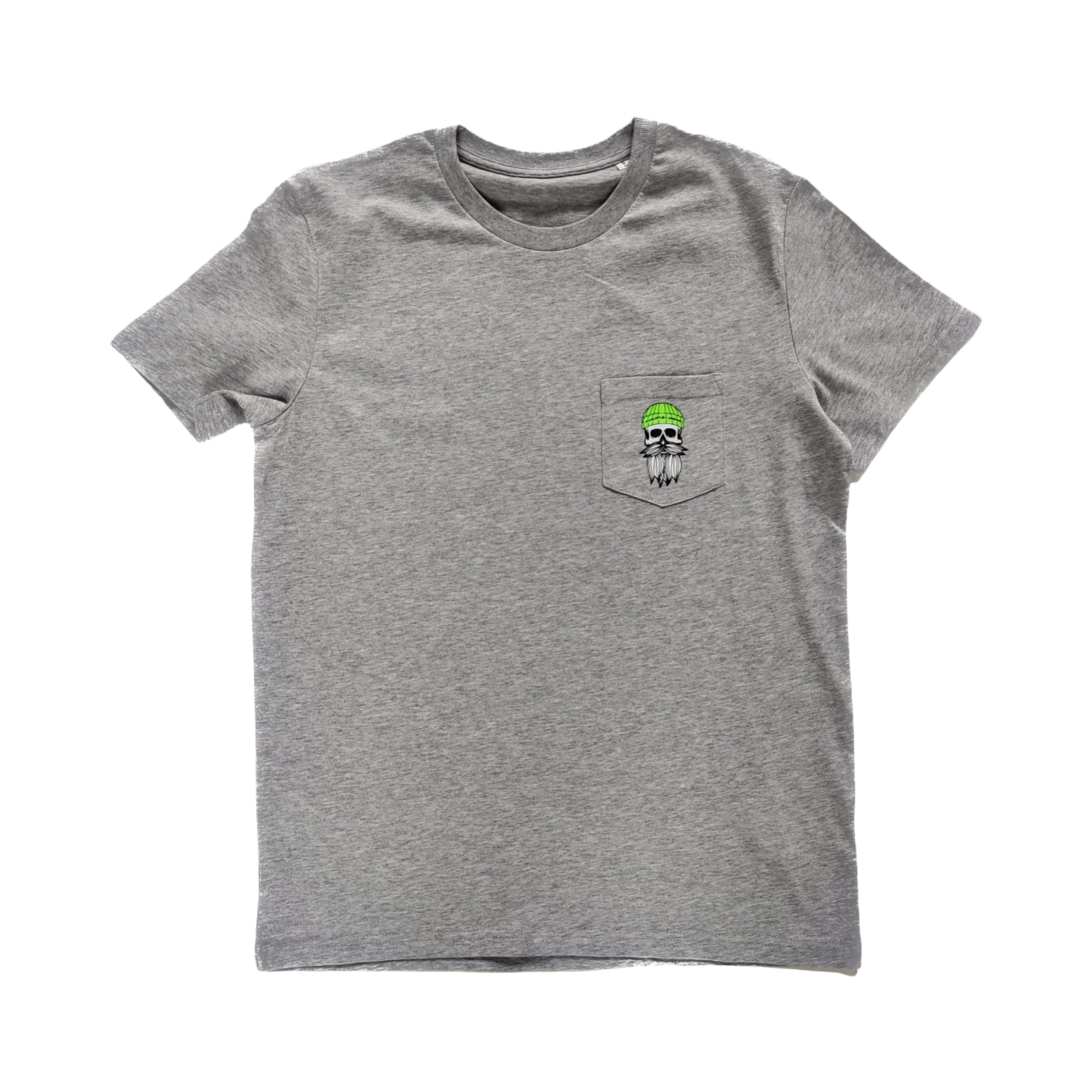 Hipster Seemann Pocket grau meliert