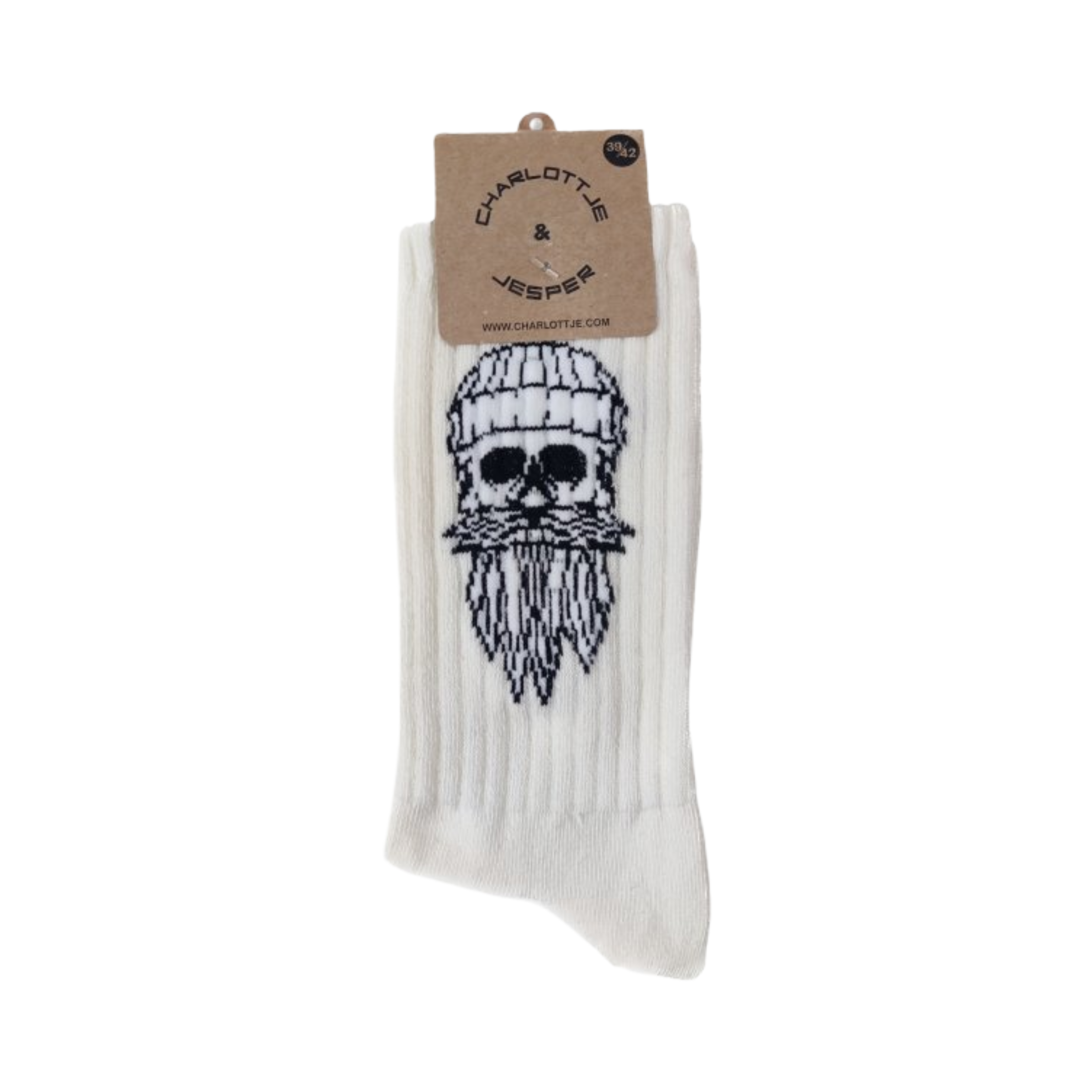 Socken Hipster Seemann Stick beige  43/46