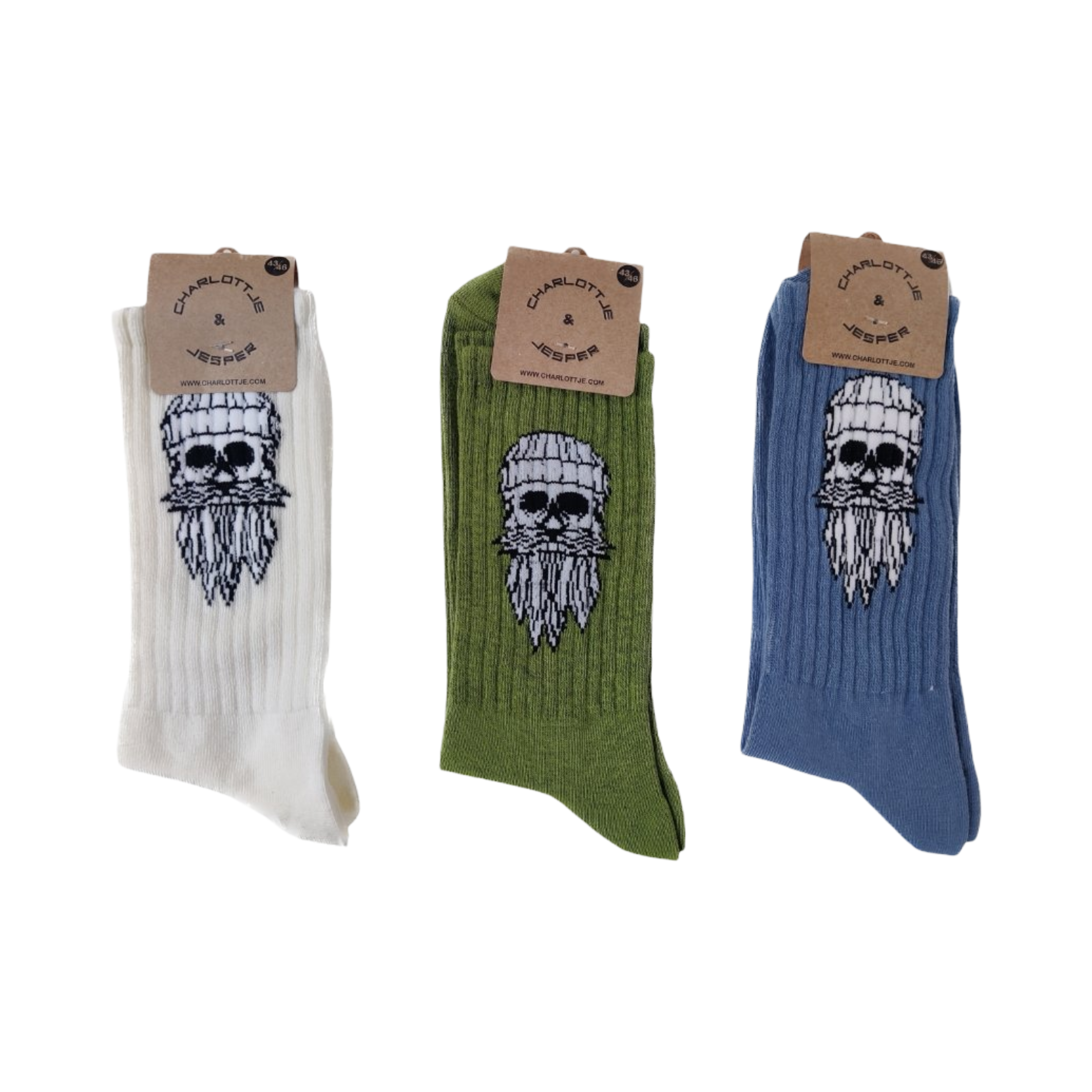 Dreierpack Socken Hipster Seemann Stick 39/42