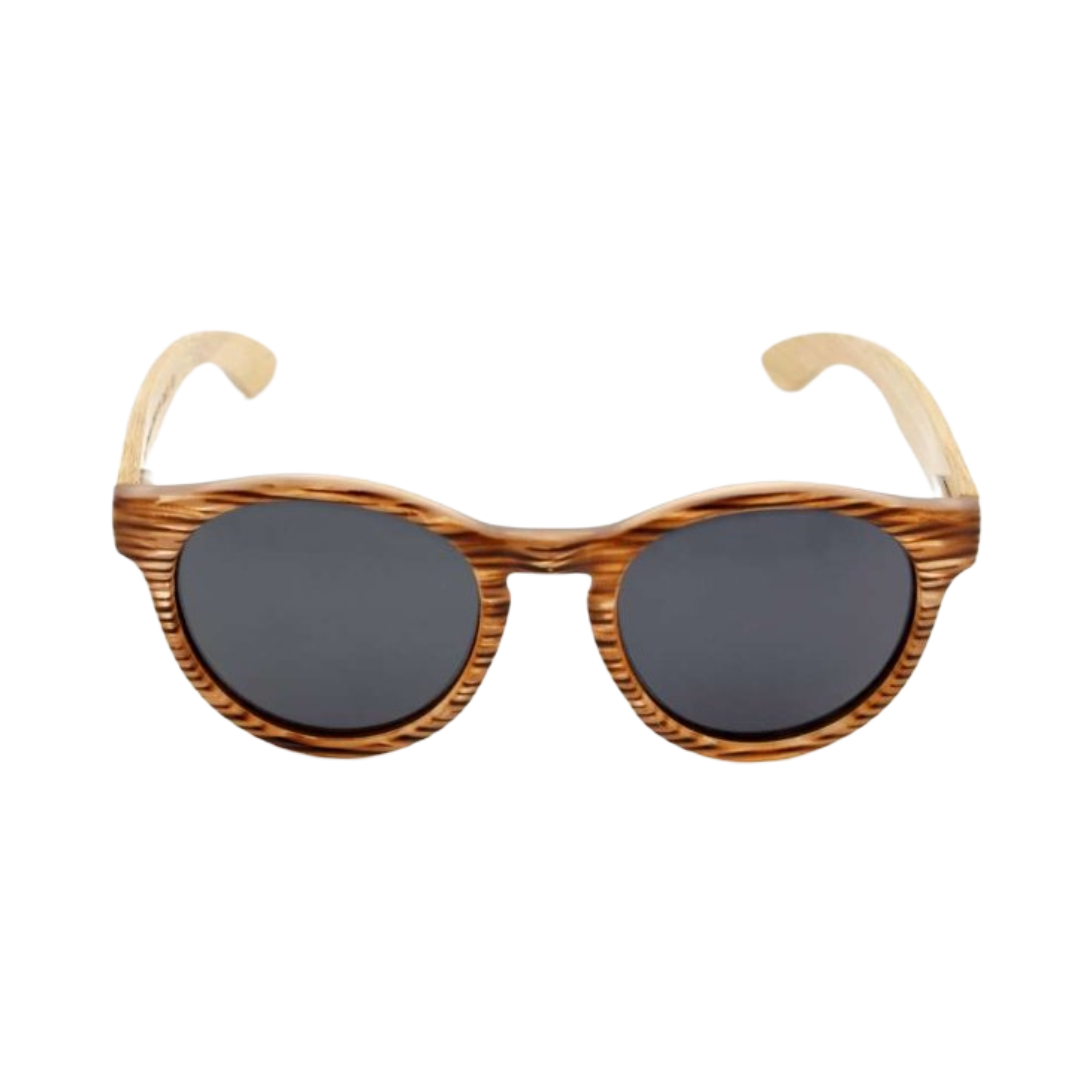 Emmen Echtholzbügel Bambus braun Retro schwarz