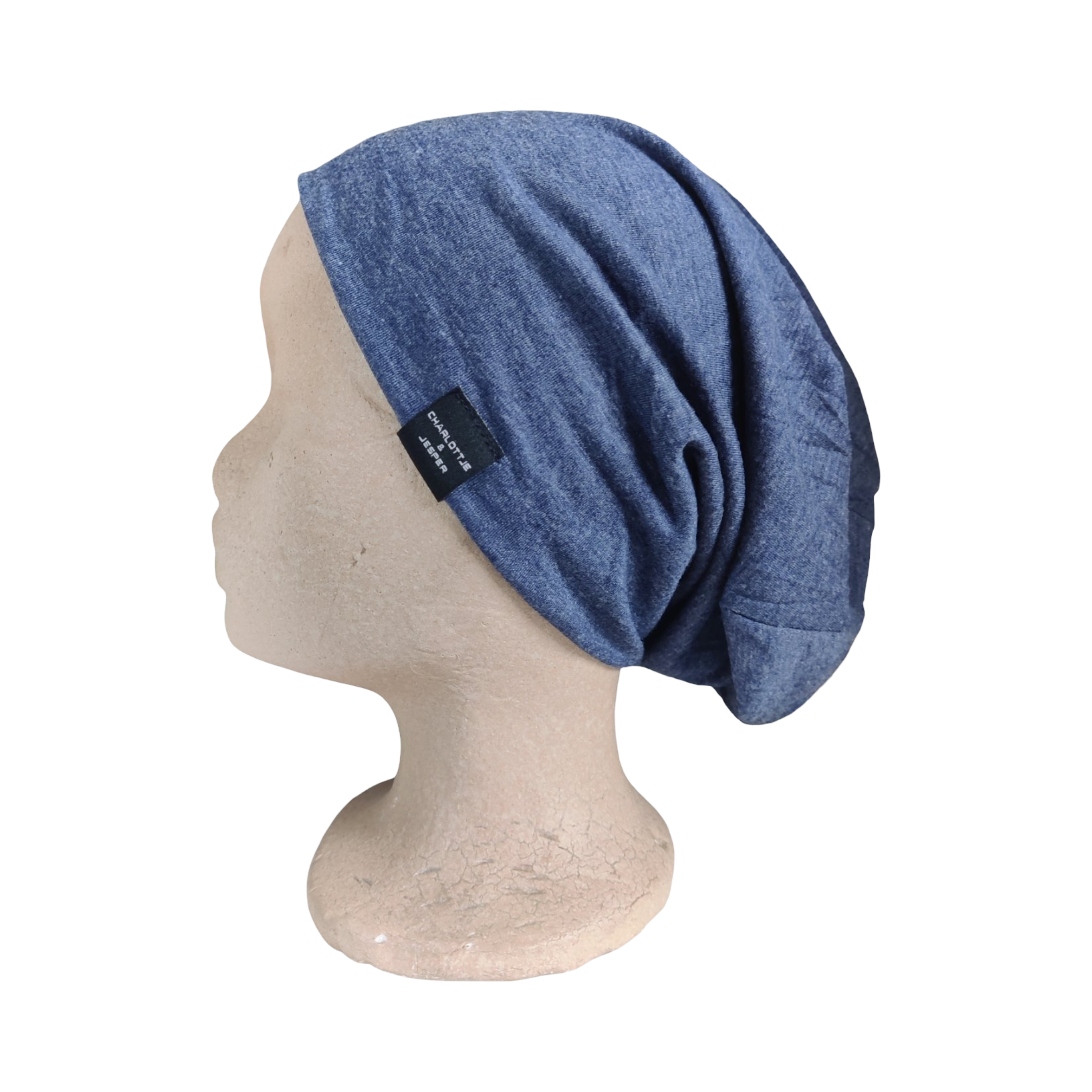 Sommer Beanie Utrecht klein blau meliert