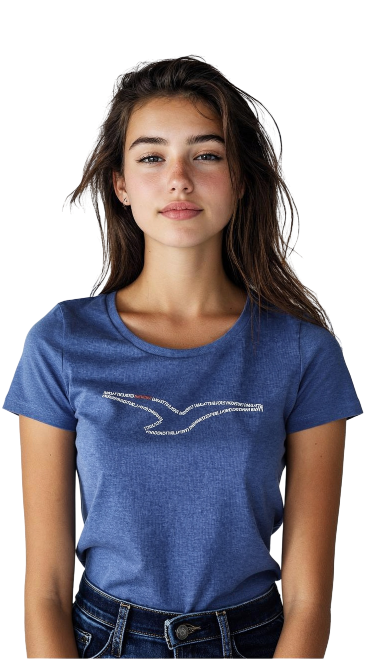 Möwe Norderney blau meliert