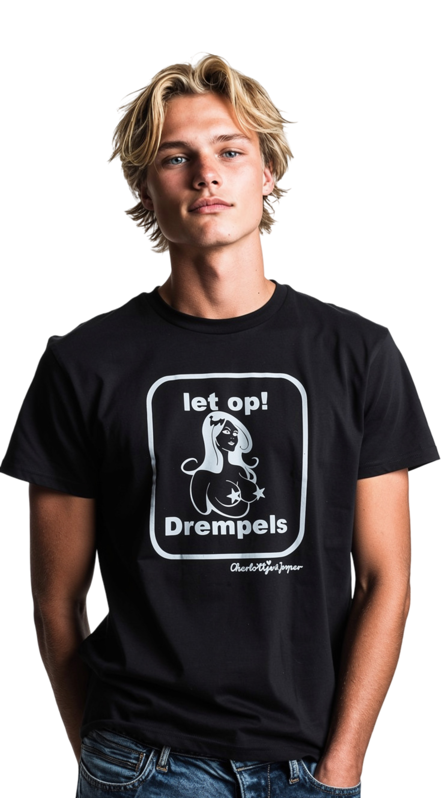 Let Op Drempels schwarz