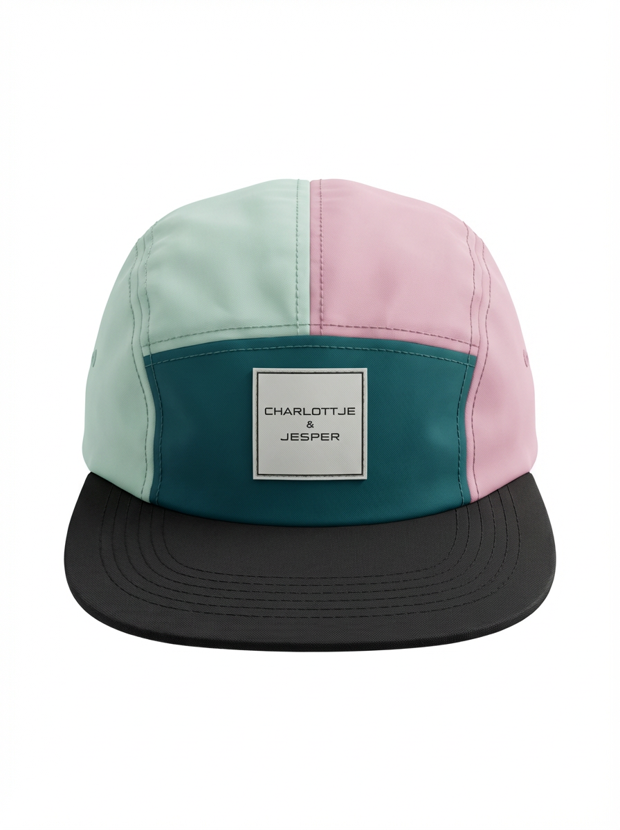 5 Panel Cap mint pink