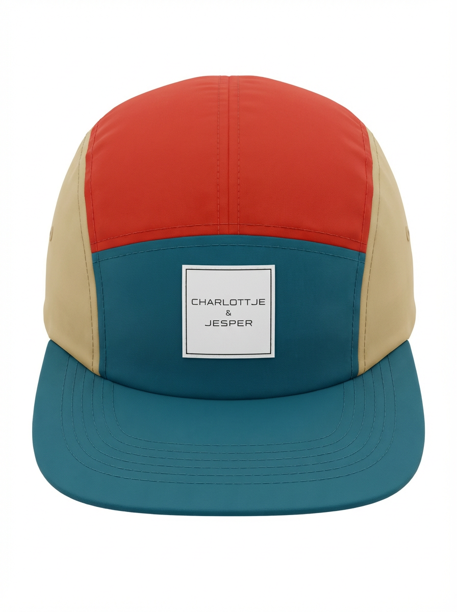 5 Panel Cap petrol orange