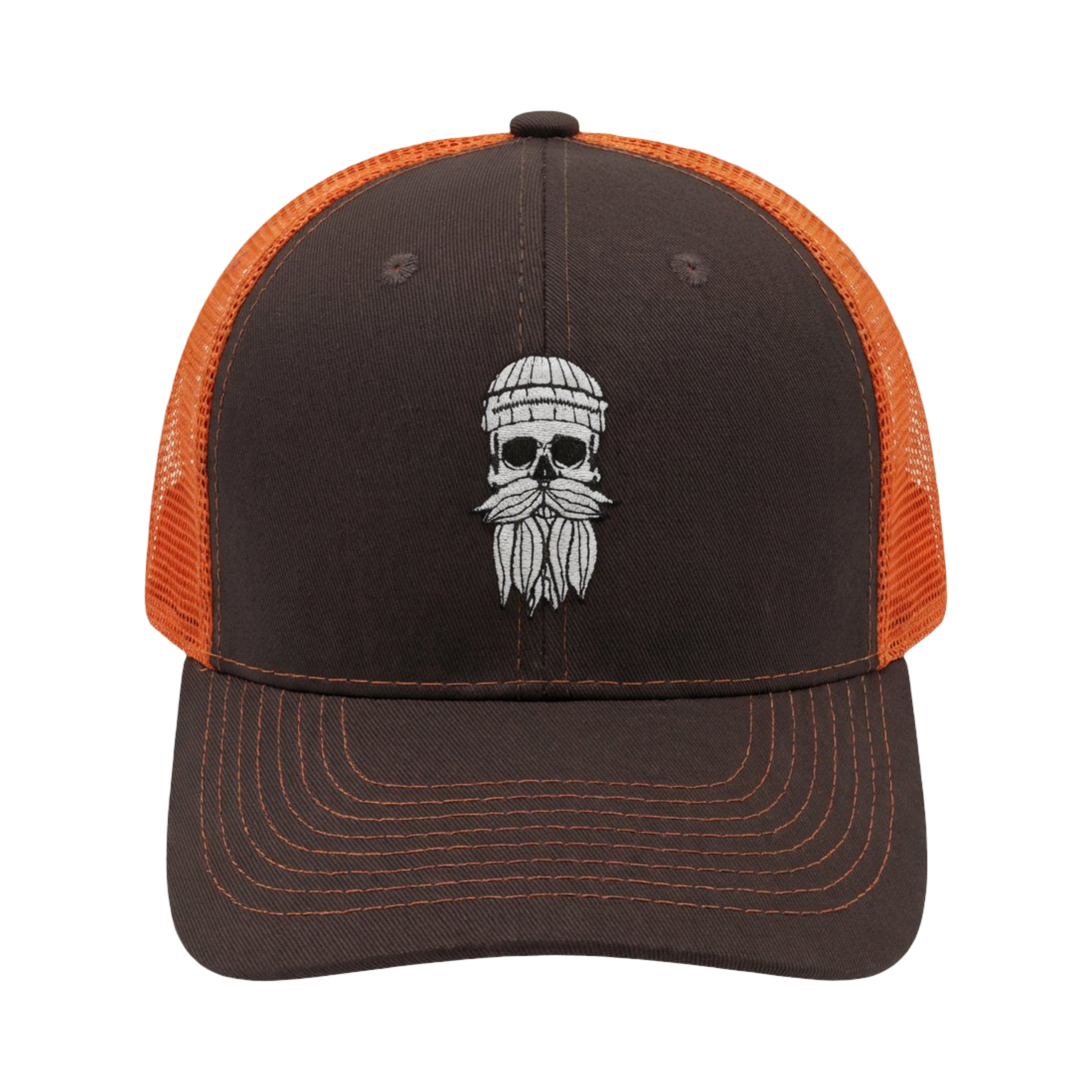 Cap Hipster Seemann dunkelgrau neonorange