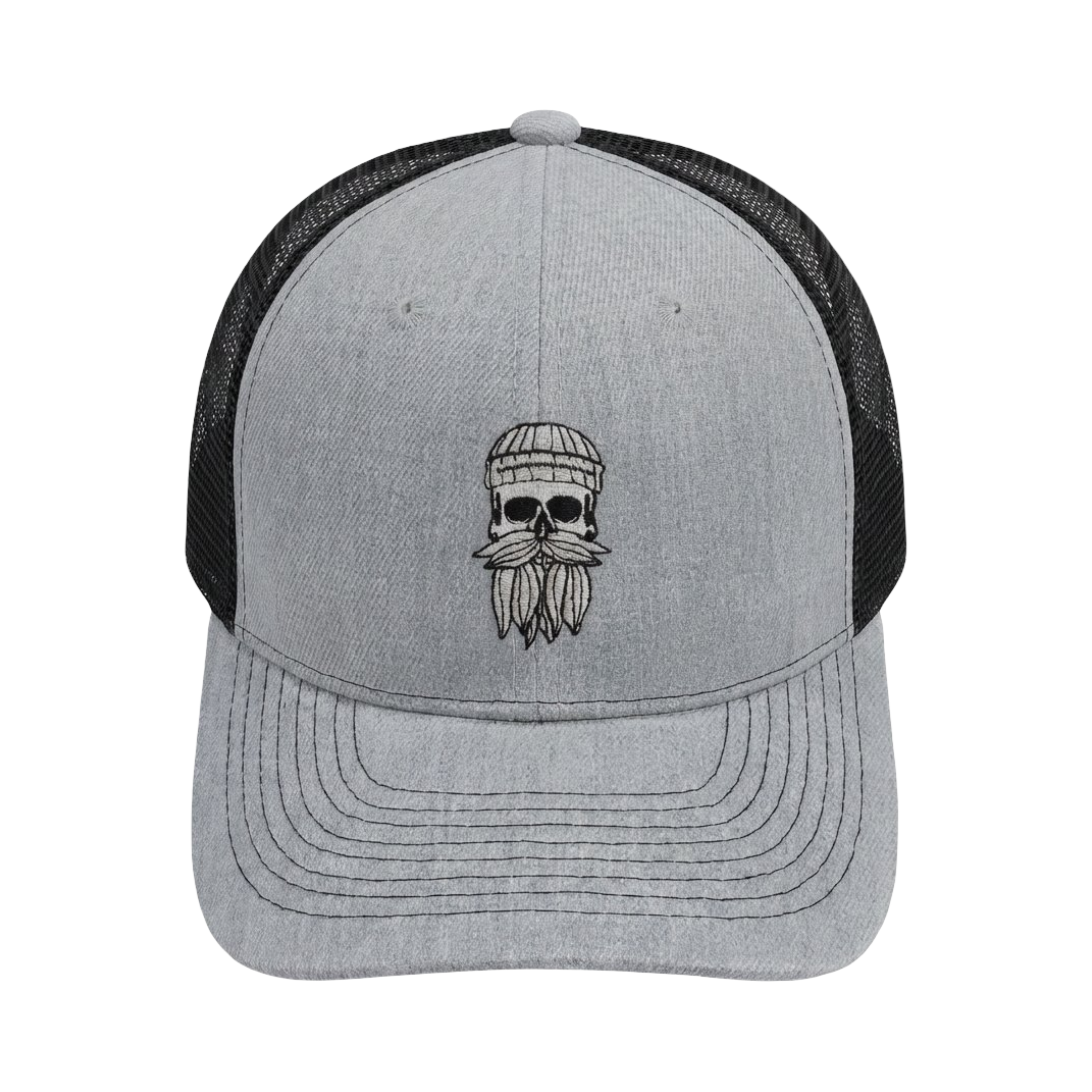 Cap Hipster Seemann hellgrau meliert